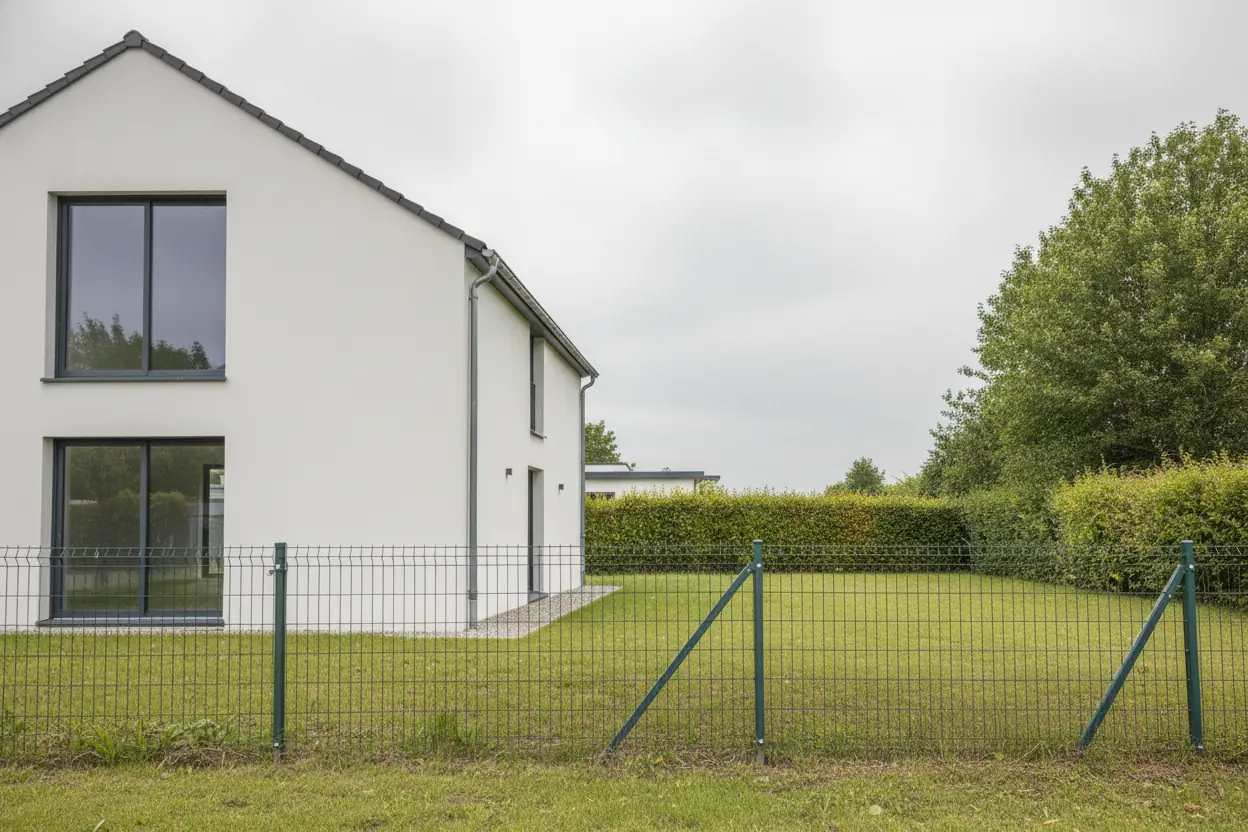 Jardin sécurisé après démontage du frêne à Bourg-en-Bresse